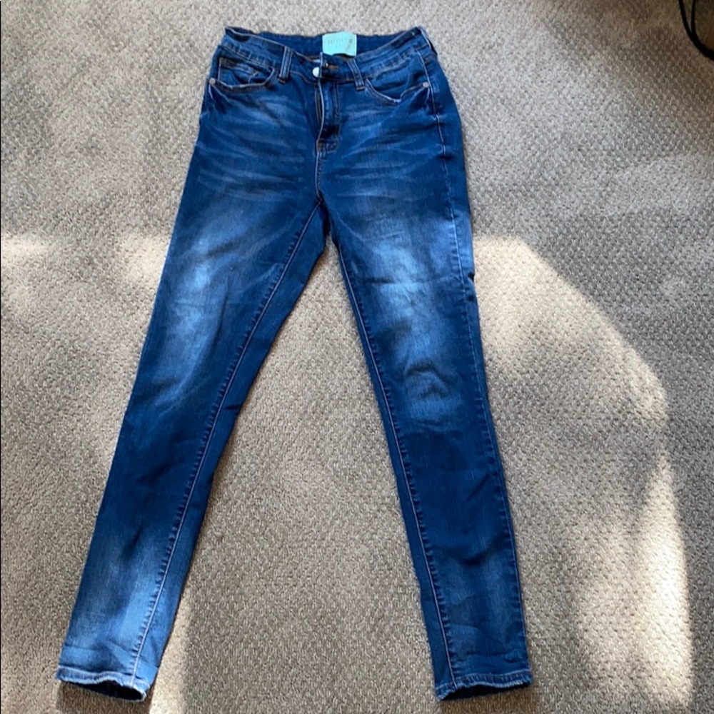 Judith March Stretchy High-Rise Skinny Jeans